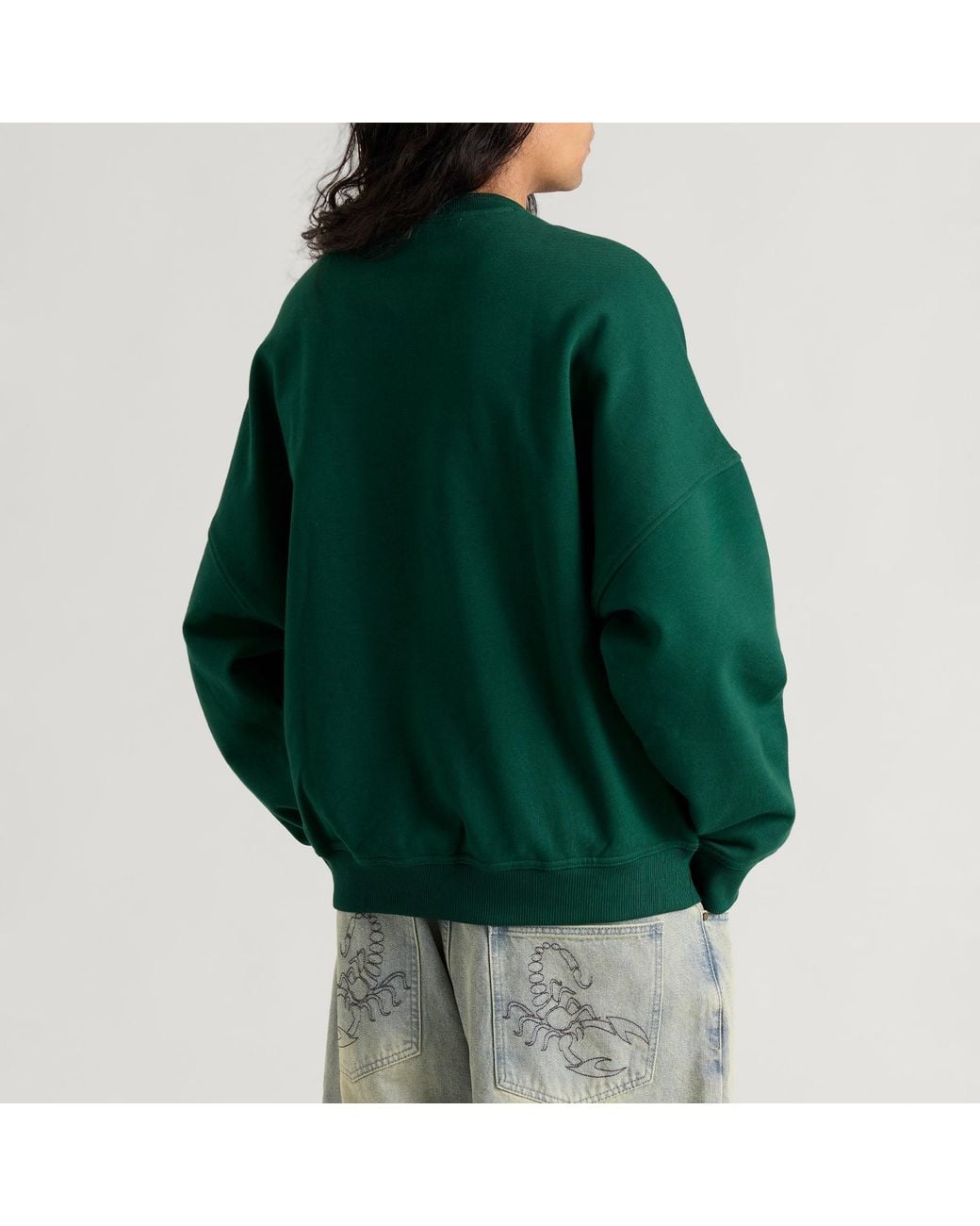 Adidas Green Block Sweatshirt for men