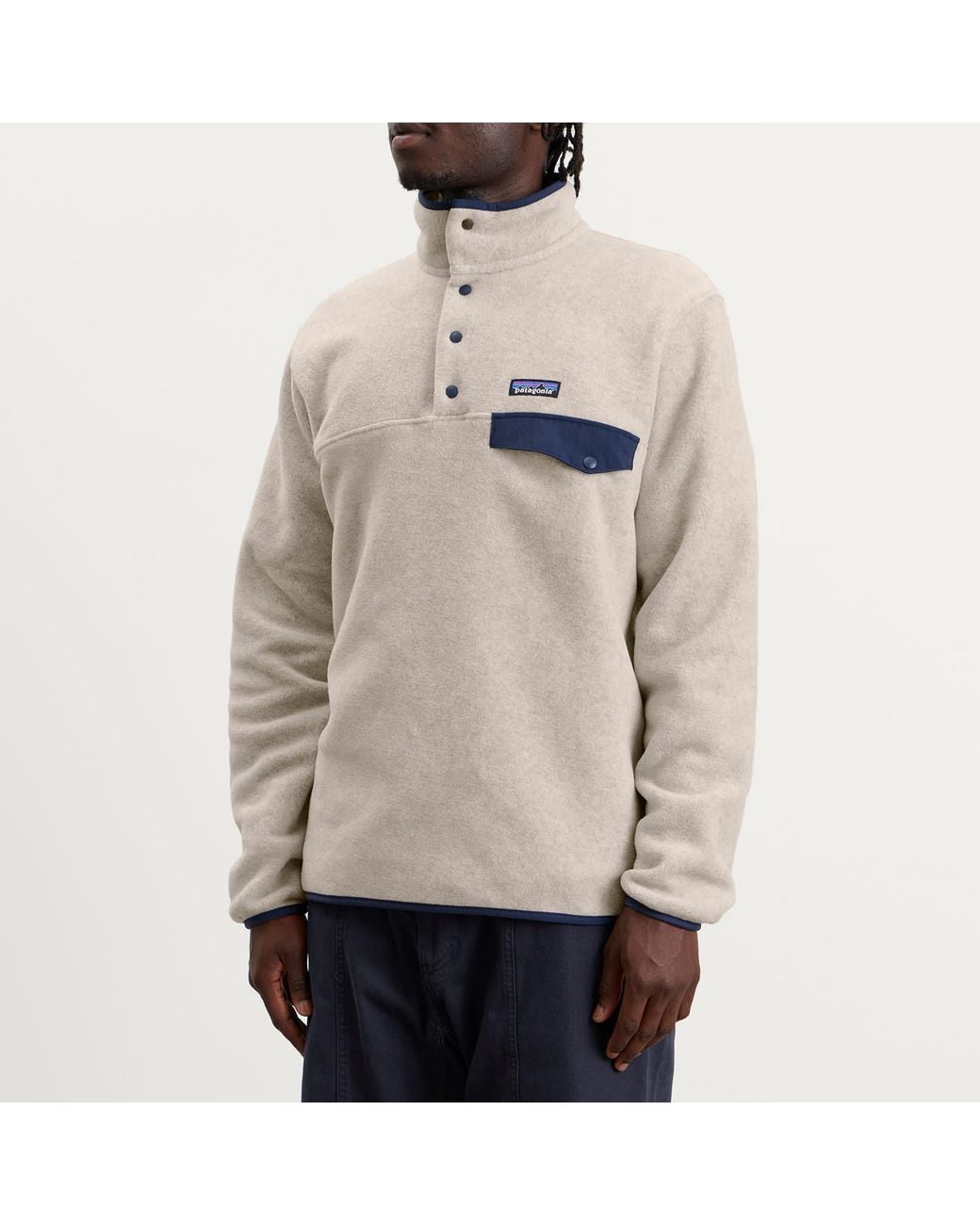 Patagonia Gray Synchilla Snap-T Pullover for men