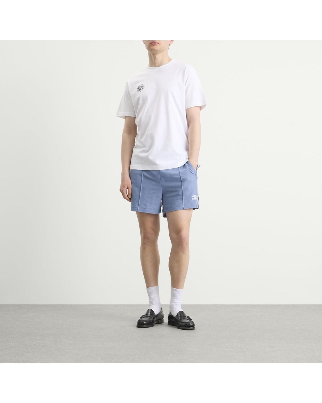 Umbro Blue Taped Track Short for men