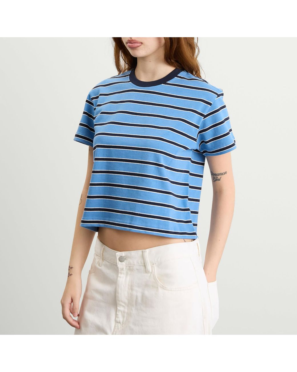 Fruity Booty Blue Jersey Stripe T-Shirt