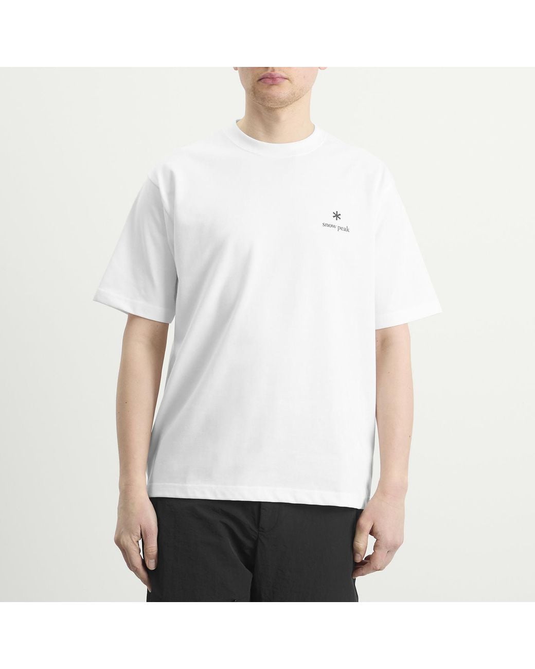 Snow Peak White Nsd Logo T-Shirt for men