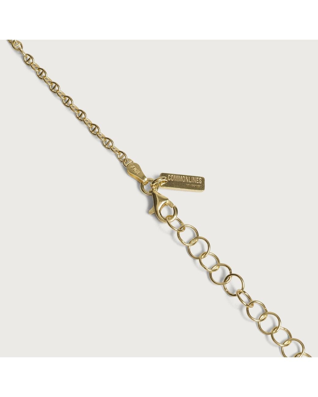 Common Lines Metallic Mini Marina Necklace for men