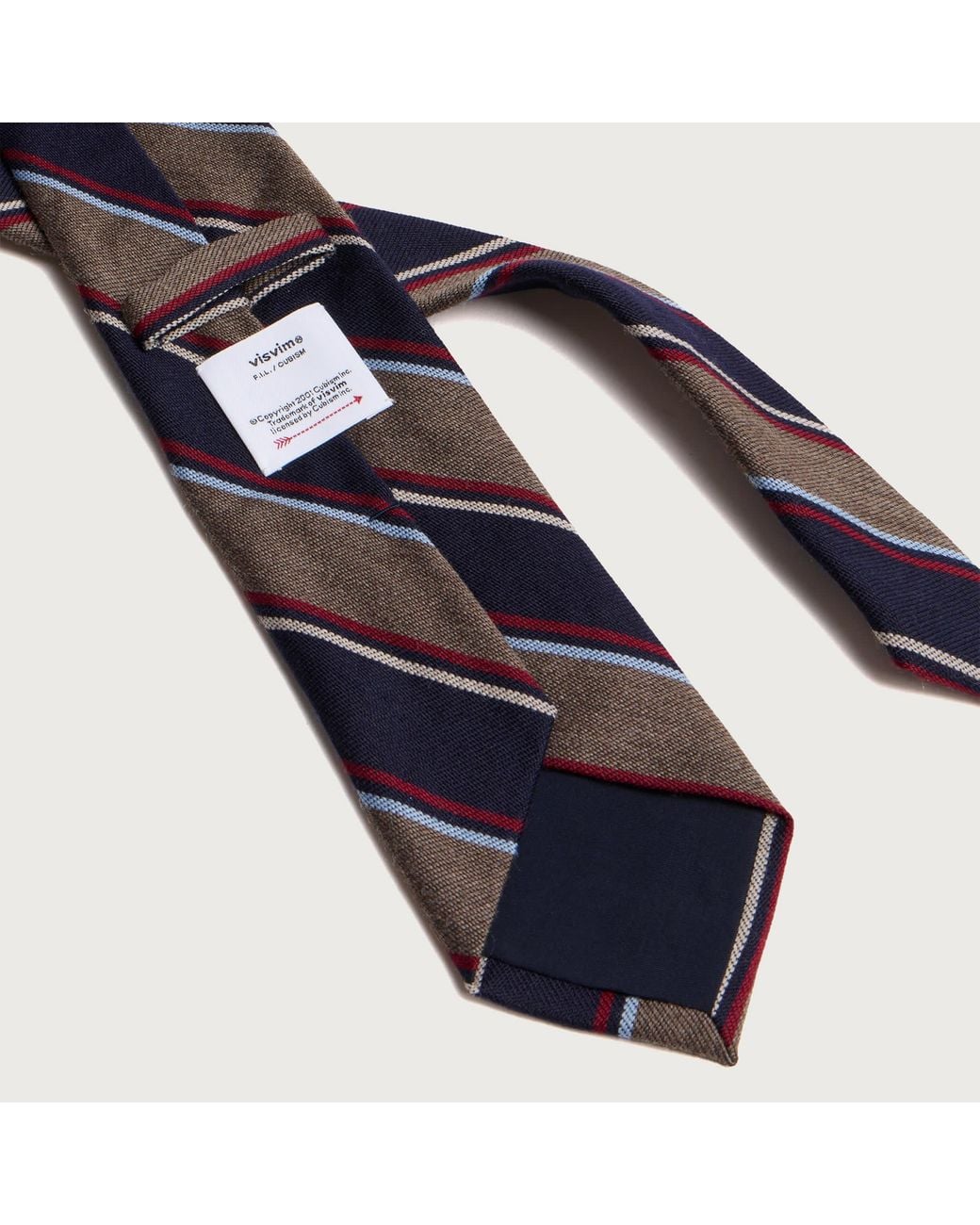 Visvim Blue Striped Tie for men