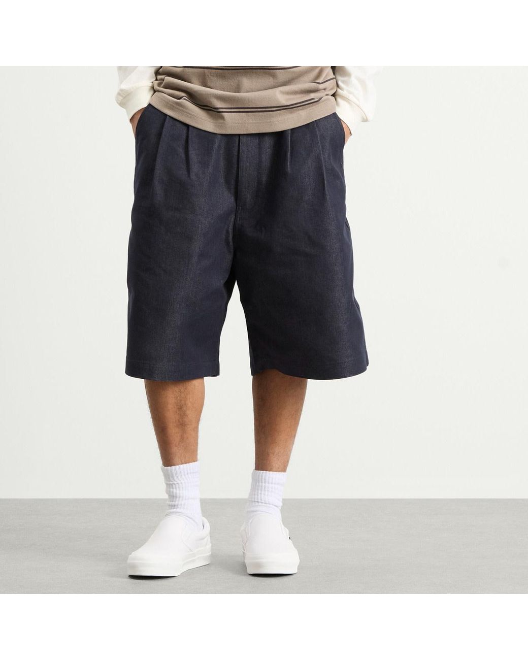 Comme des Garçons Blue Denim Shorts for men