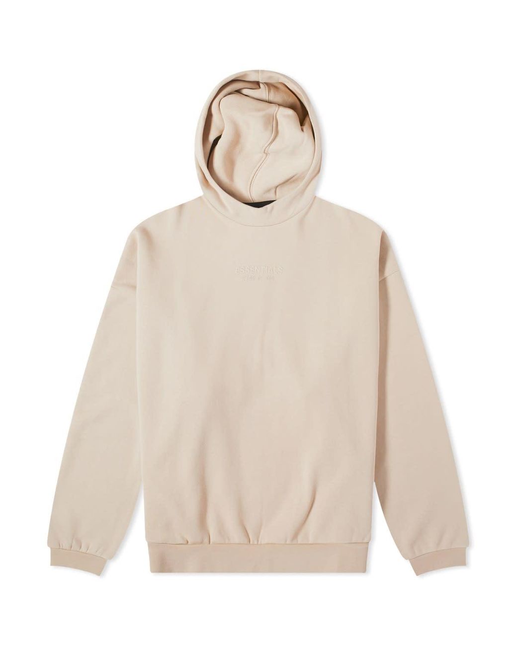 Fear of God ESSENTIALS Essential Hoodie in Natural for Men | Lyst