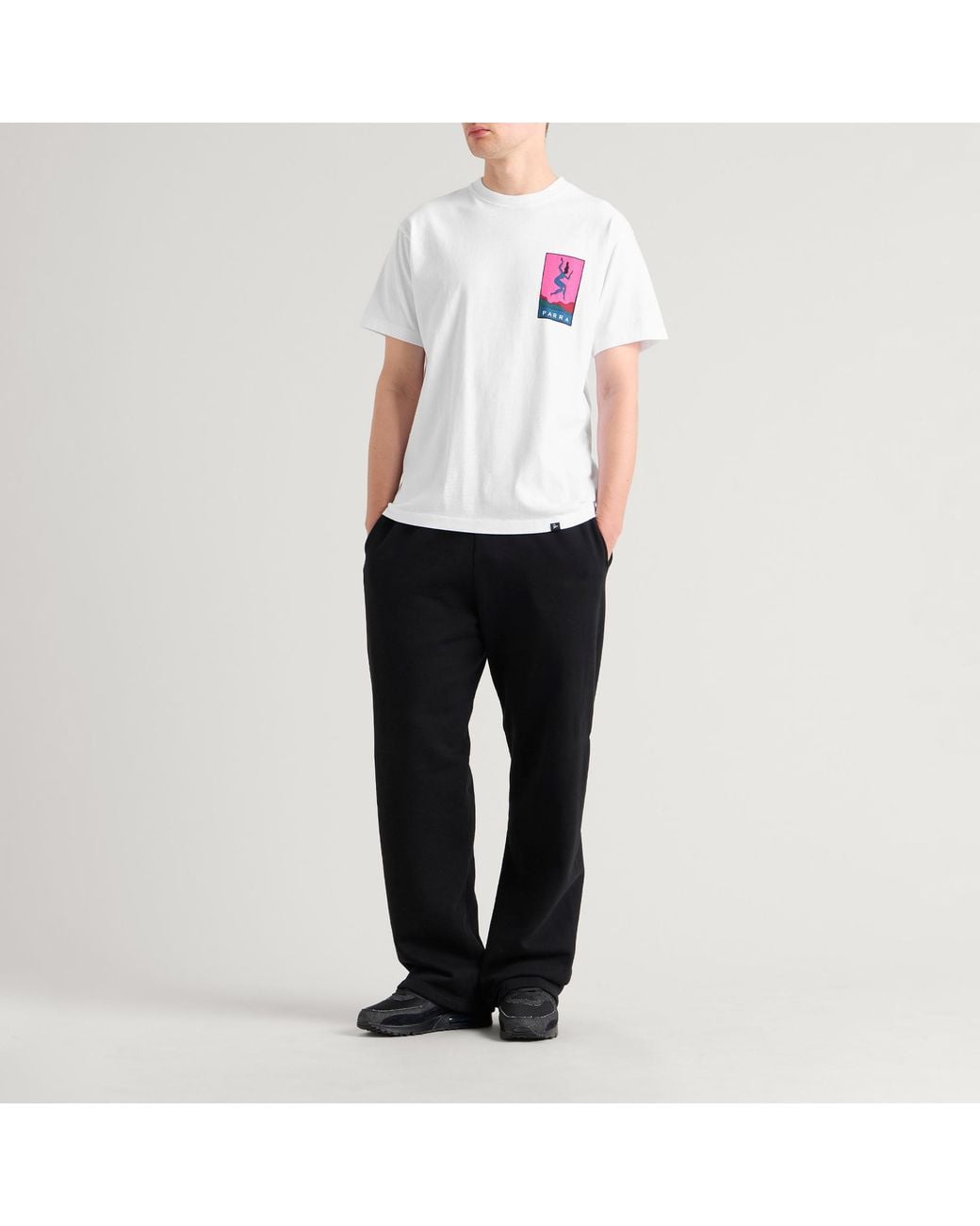 by Parra White Not Listening T-Shirt for men