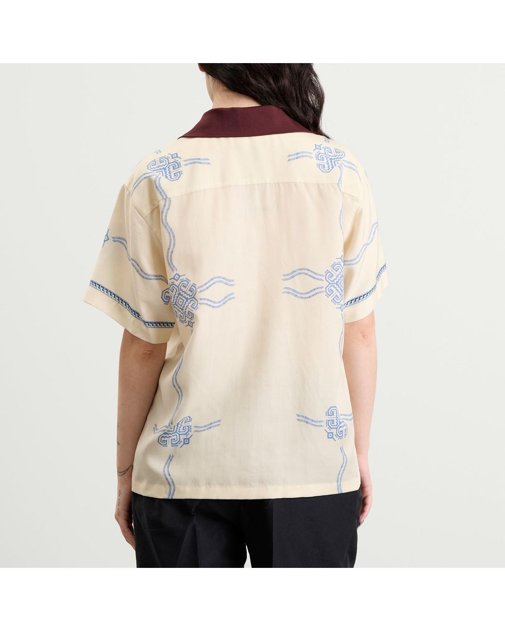 Toga Natural Toga Inner Print Short Sleeve Shirt