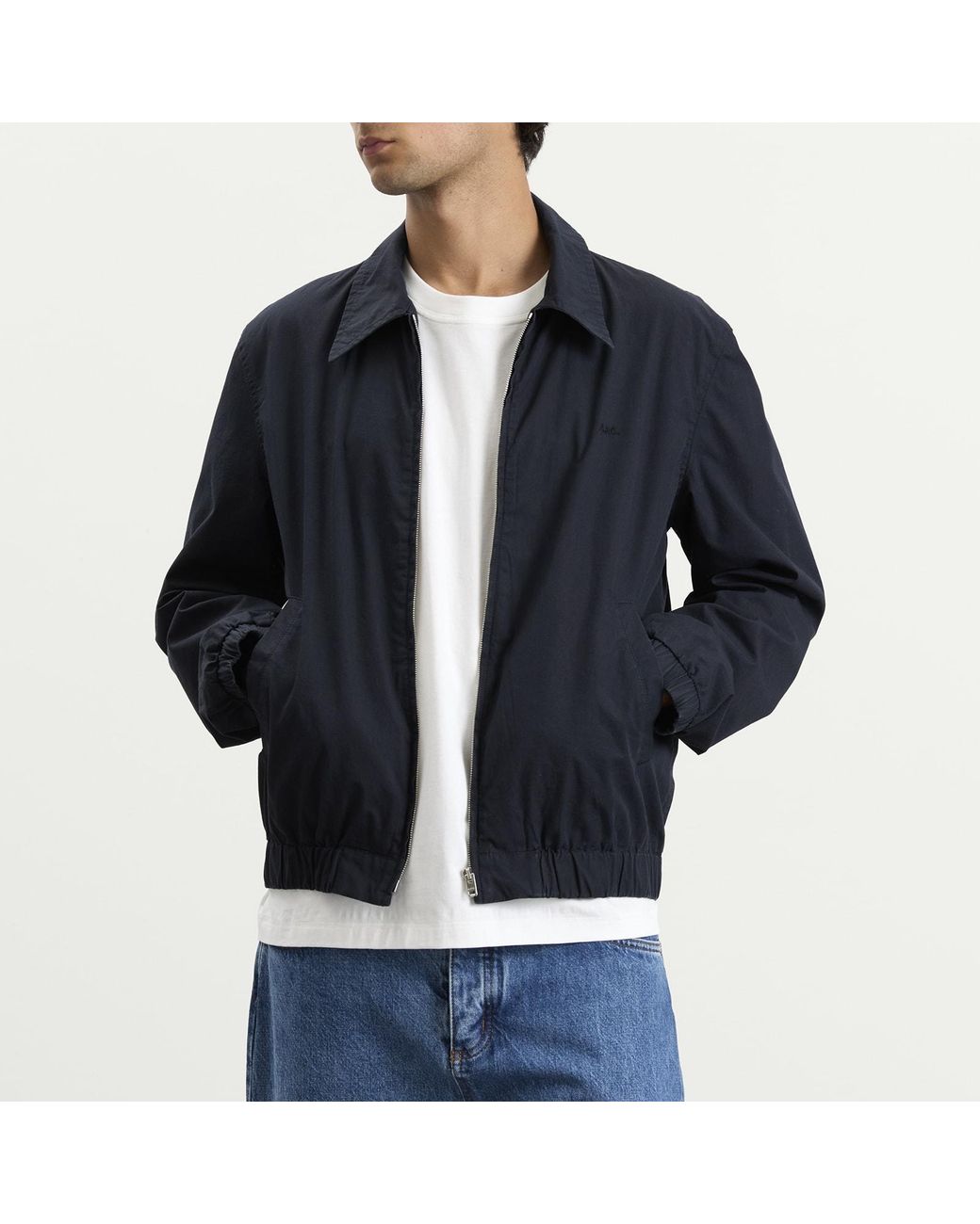 A.P.C. Blue Alexis Blouson Jacket for men
