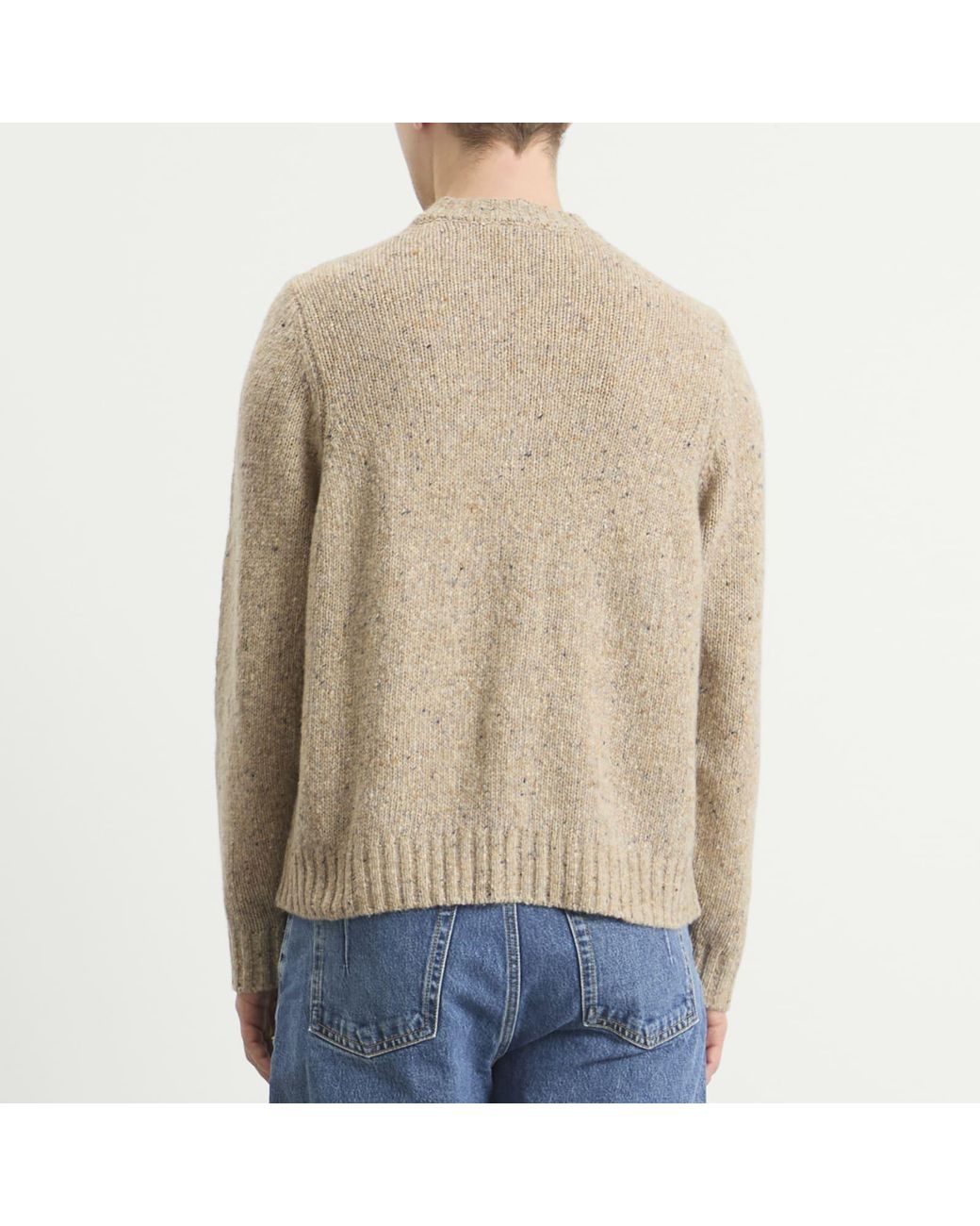 Won Hundred Natural Bently Reverse Seam Jumper for men