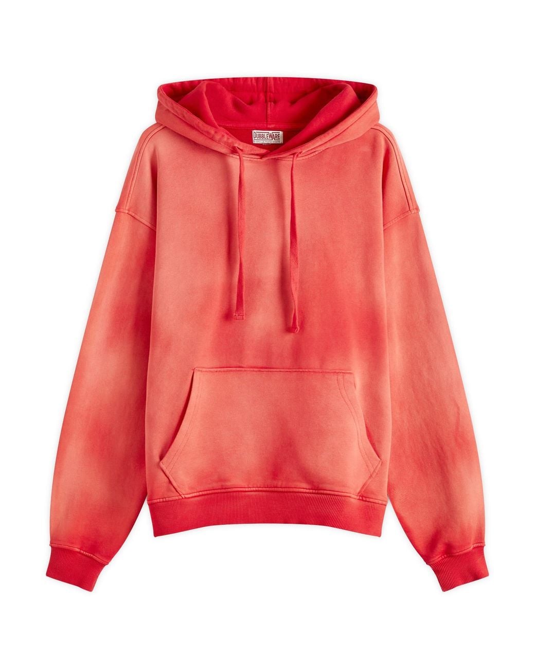 Dubbleware Sun Faded Hoodie in Red for Men | Lyst