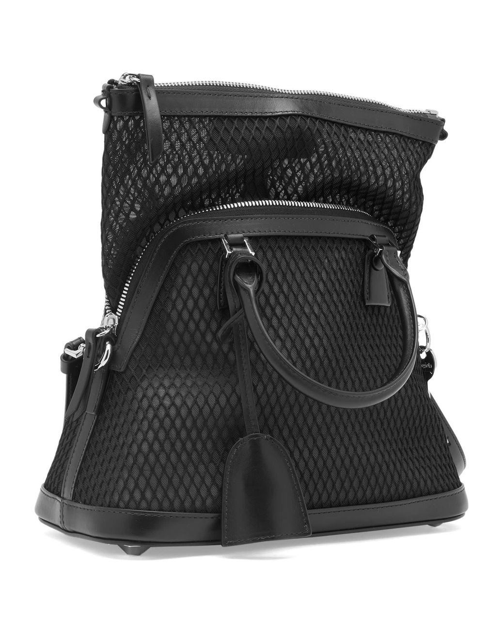 送料関税込_Maison Margiela Mesh Sac Classique Mini Handbag Maison Margiela Mesh Sac Classique Mini Handbag Black