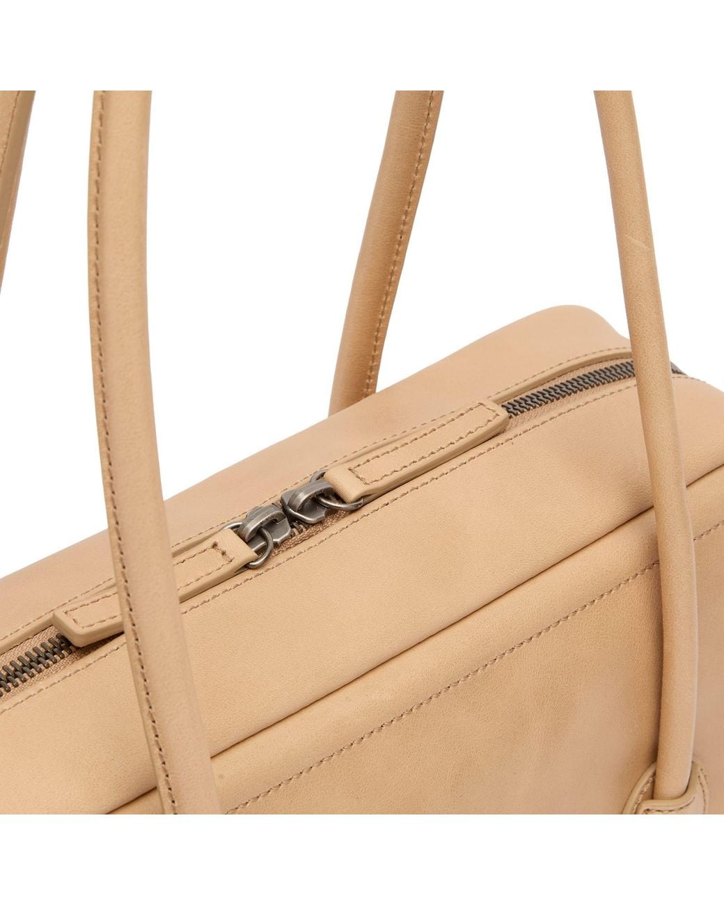 MARGE SHERWOOD Natural Small Soft Boston Bag