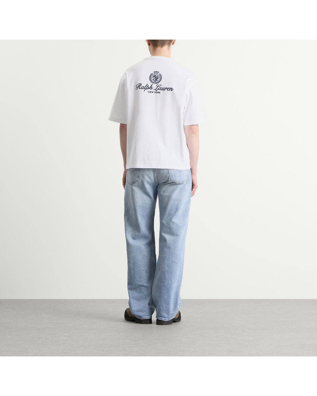 Polo Ralph Lauren White Crest Logo T-Shirt for men