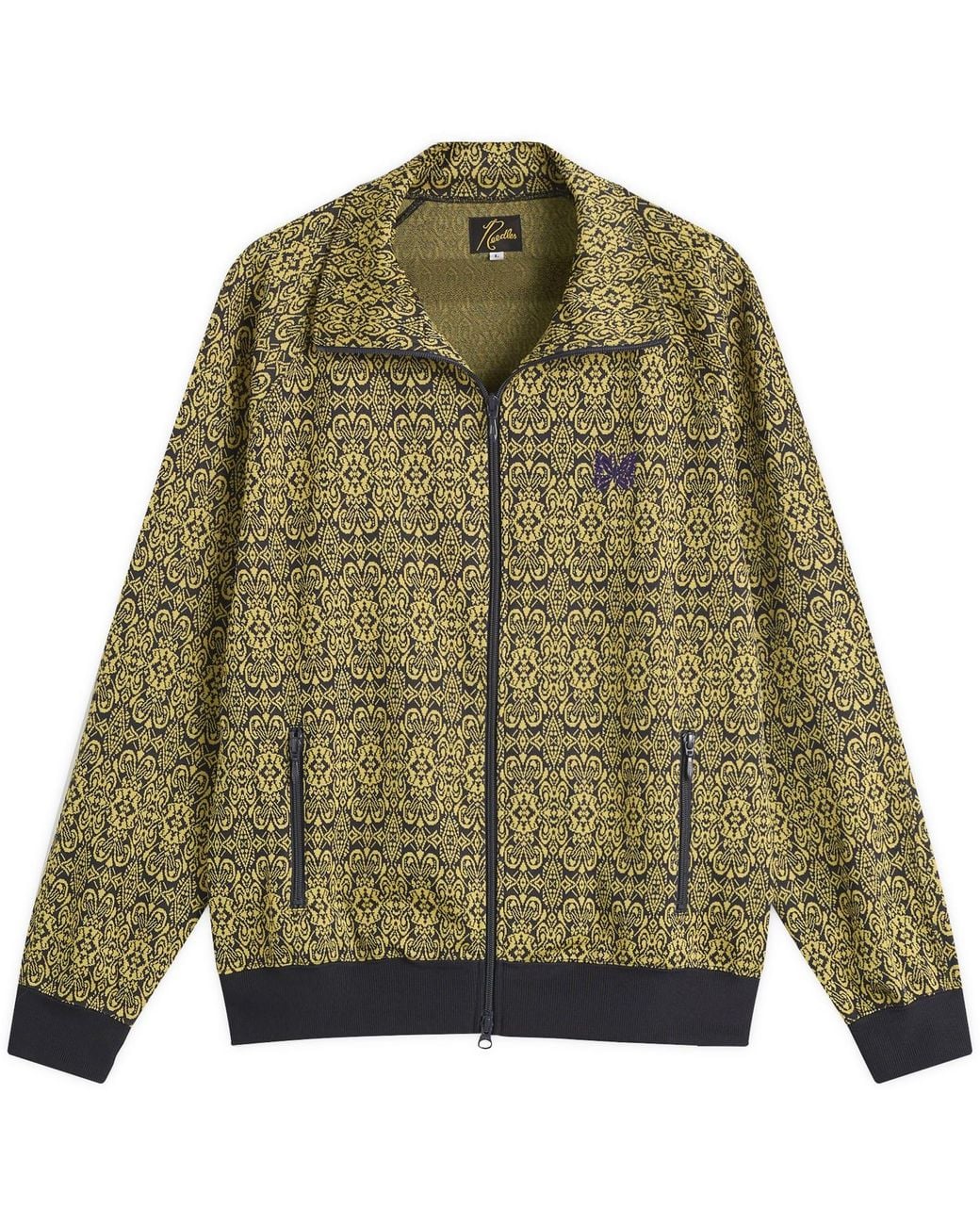 Needles Poly Jacquard Track Jacket in Green for Men | Lyst UK
