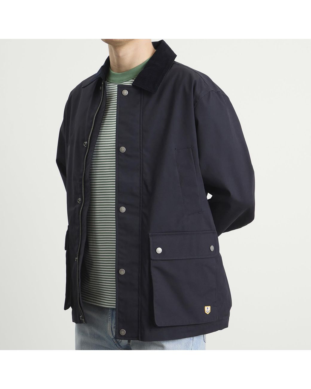 Armor Lux Blue Hunting Jacket for men