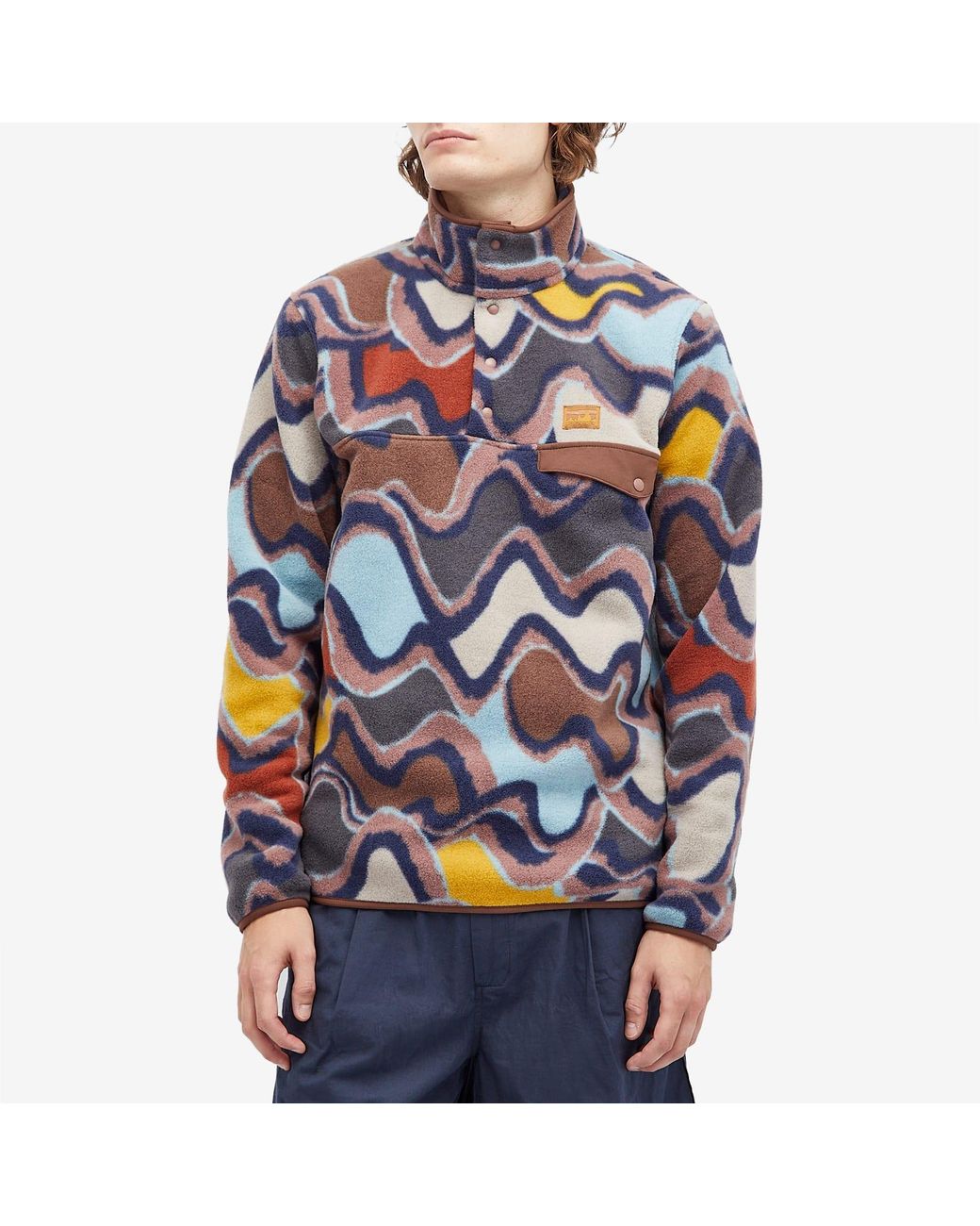 Patagonia Lightweight Synchilla Snap T Pullover in Blue for Men Lyst UK
