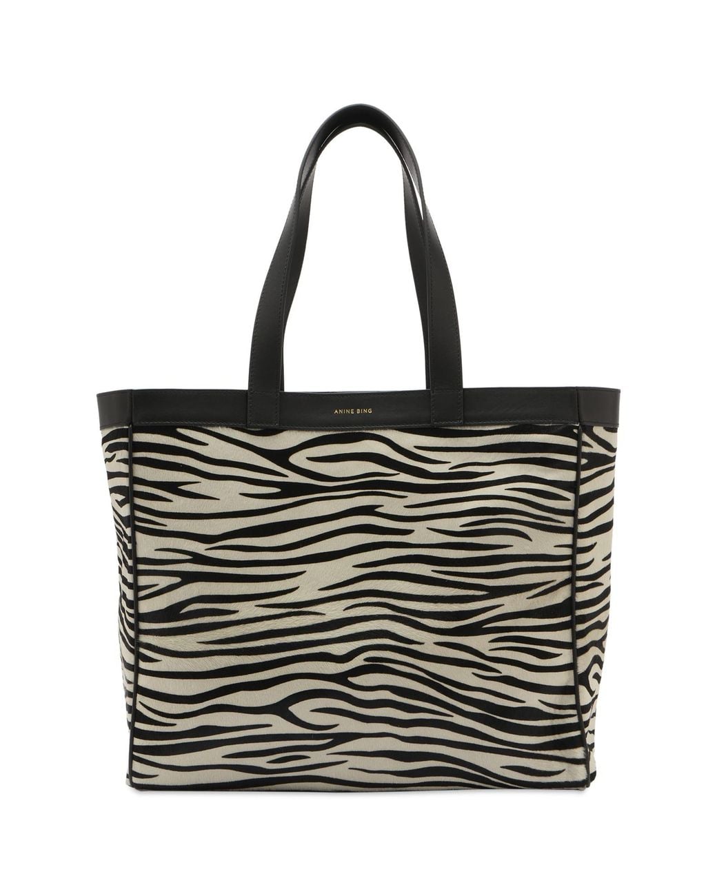 Anine Bing Black Medium Rio Tote Bag