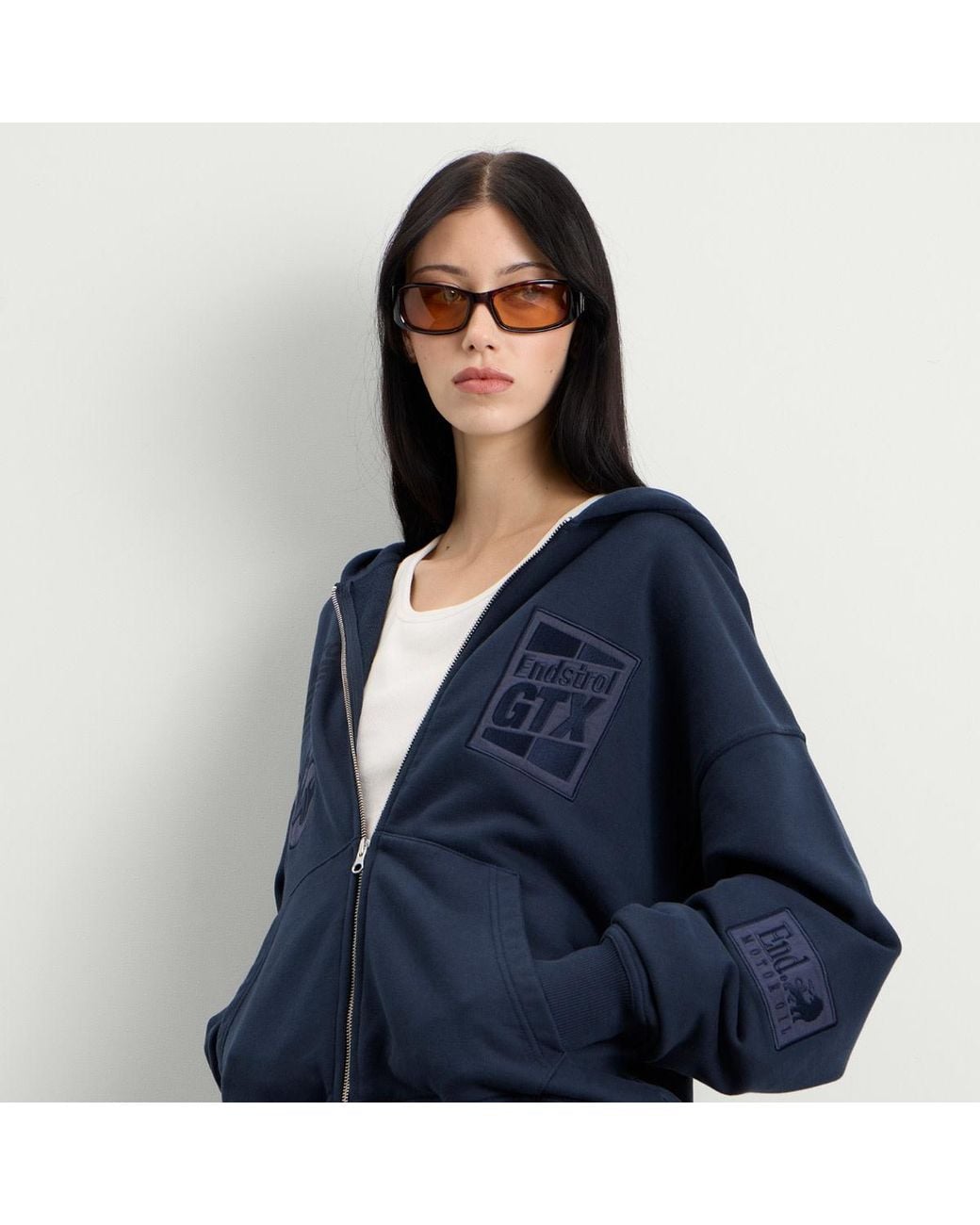 END. Blue Pit Crew Hoodie
