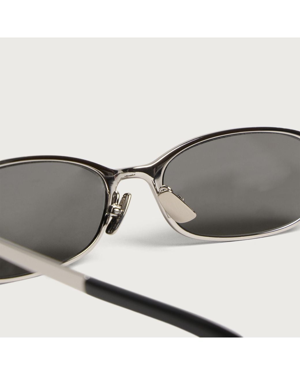 Saint Laurent Gray Saint Laurent 934 Mia Sl Logo Sunglasses