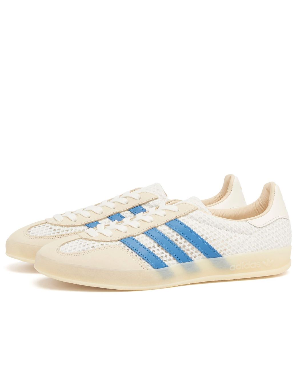 adidas gazelle silver green womens Gazelle Indoor - Off White/Focus Blue