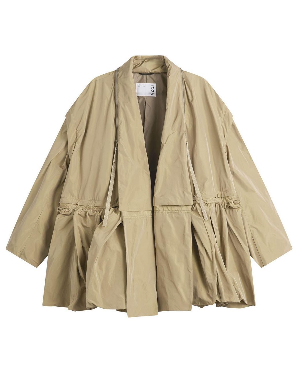 Toga Brown Toga Memory Taffeta Jacket