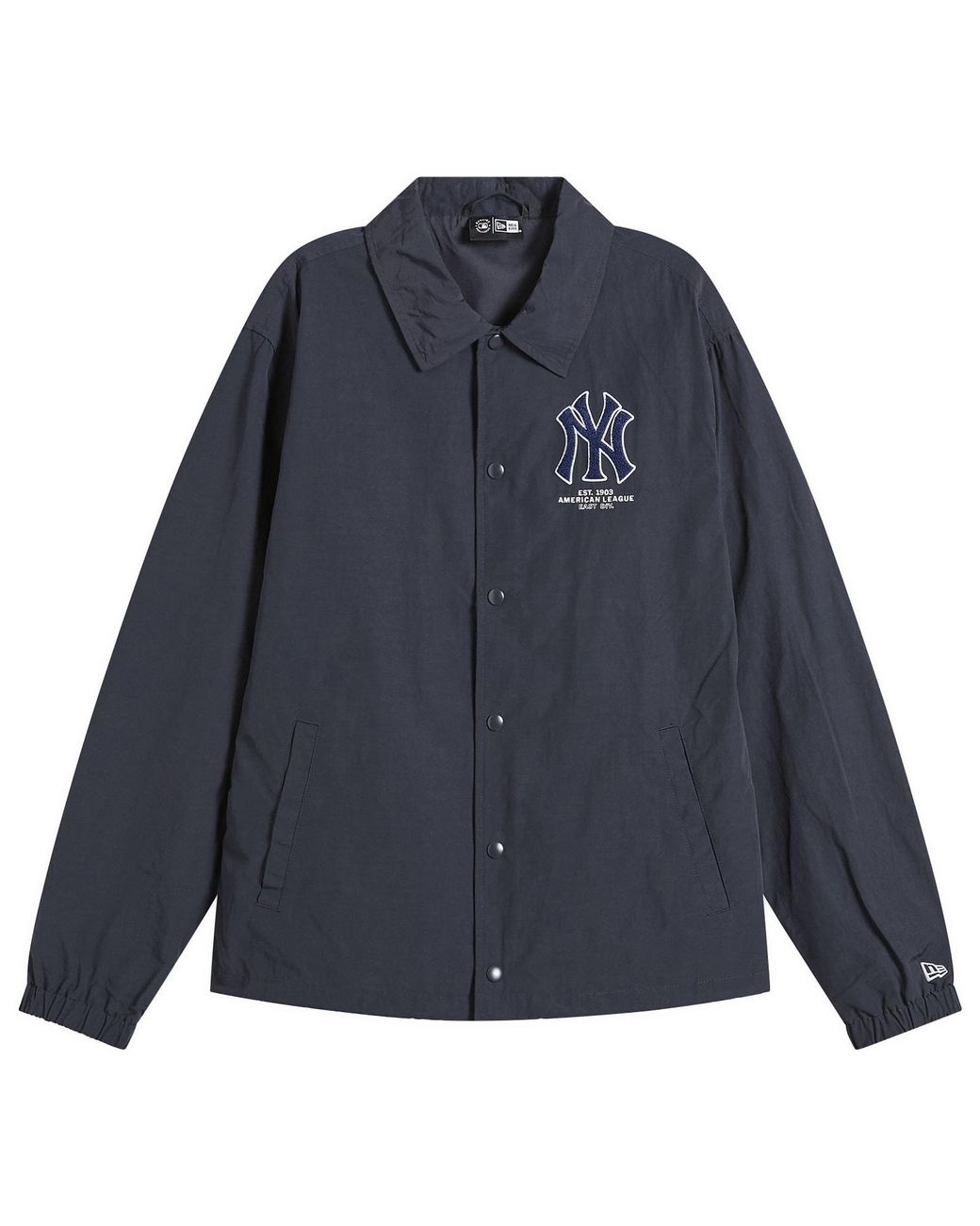 KTZ Blue Mlb New York Yankees Coaches Jacket for men