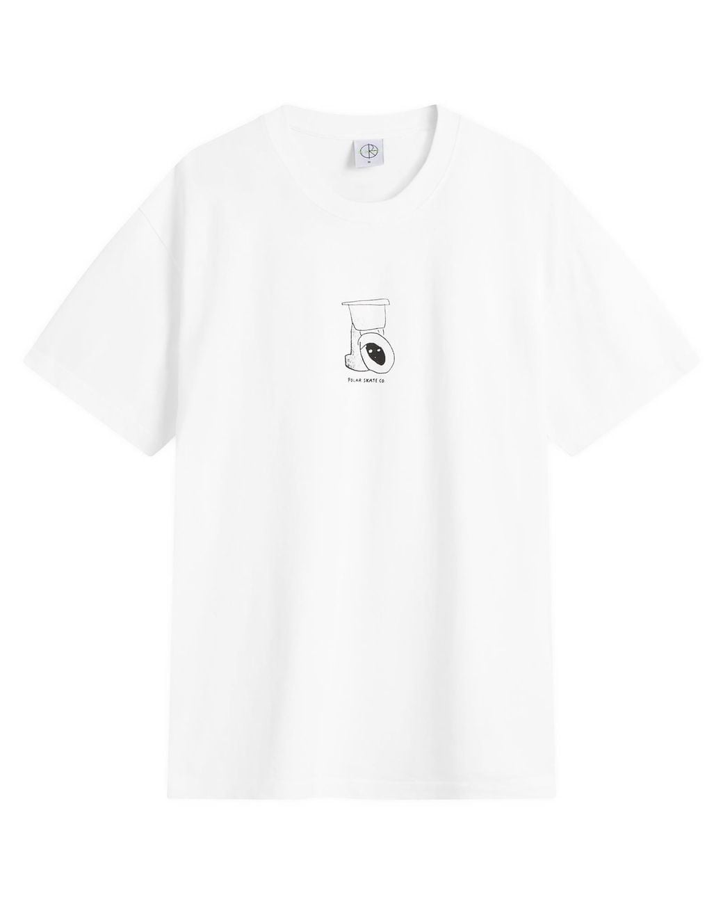 POLAR SKATE White Toilet T-Shirt for men