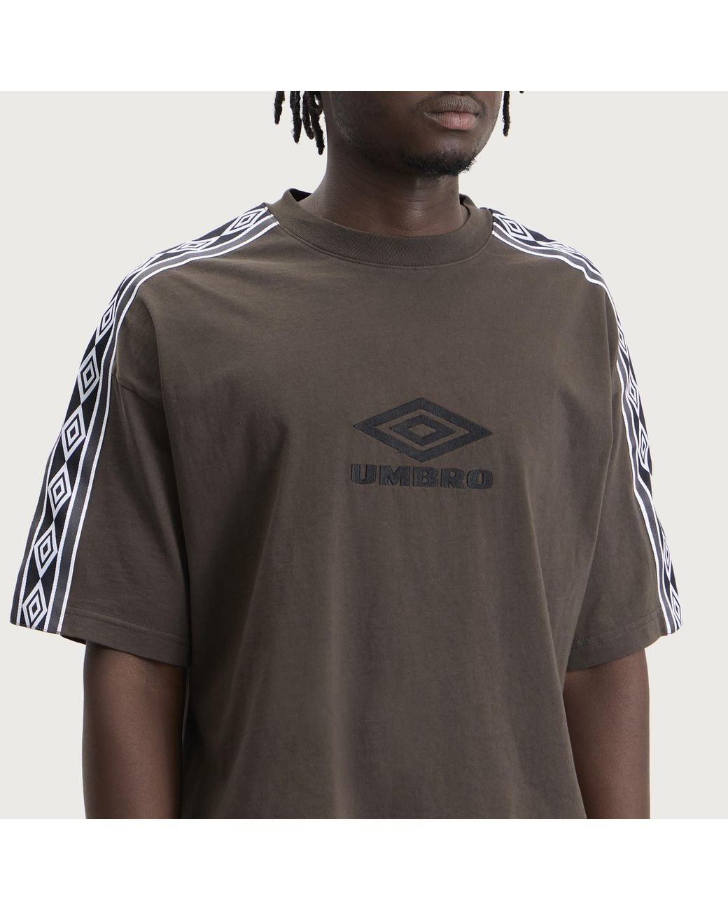 Umbro by Slam Jam Brown Og Tape T-Shirt for men