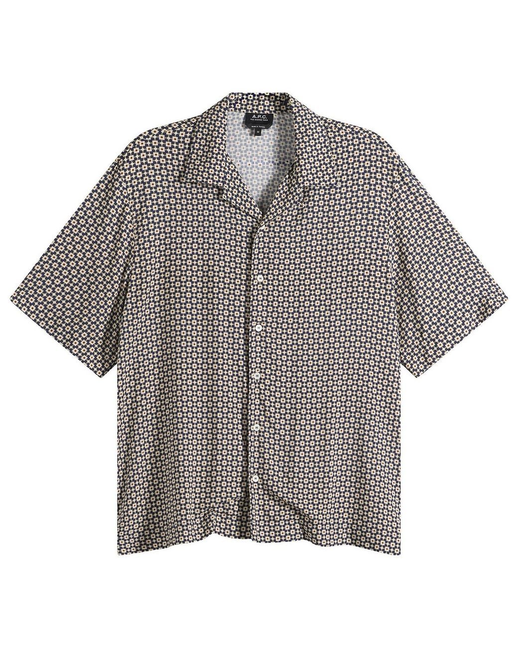 A.P.C. Gray Chemise Bennet Shirt for men