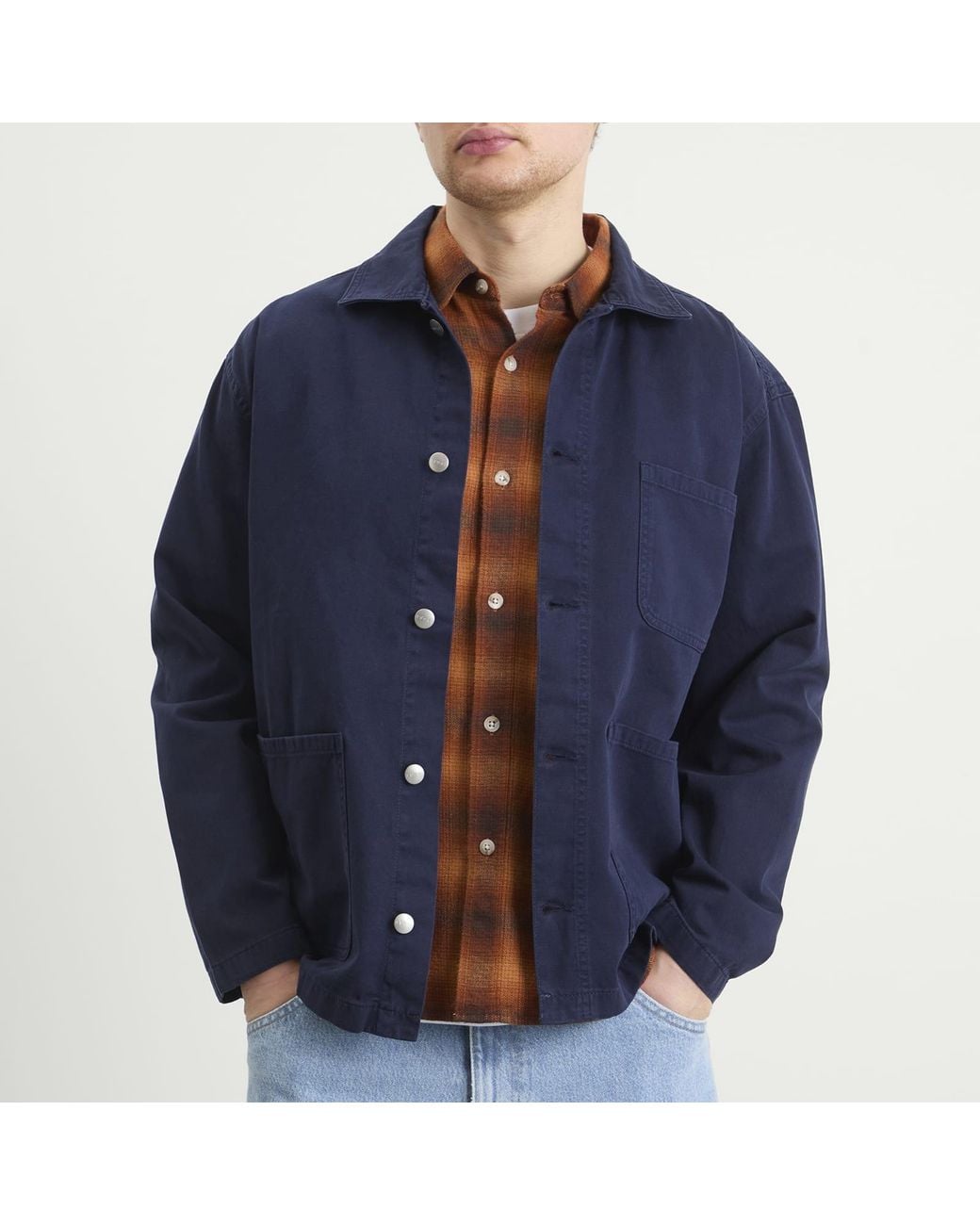 Edwin Blue Trembley Chore Jacket for men
