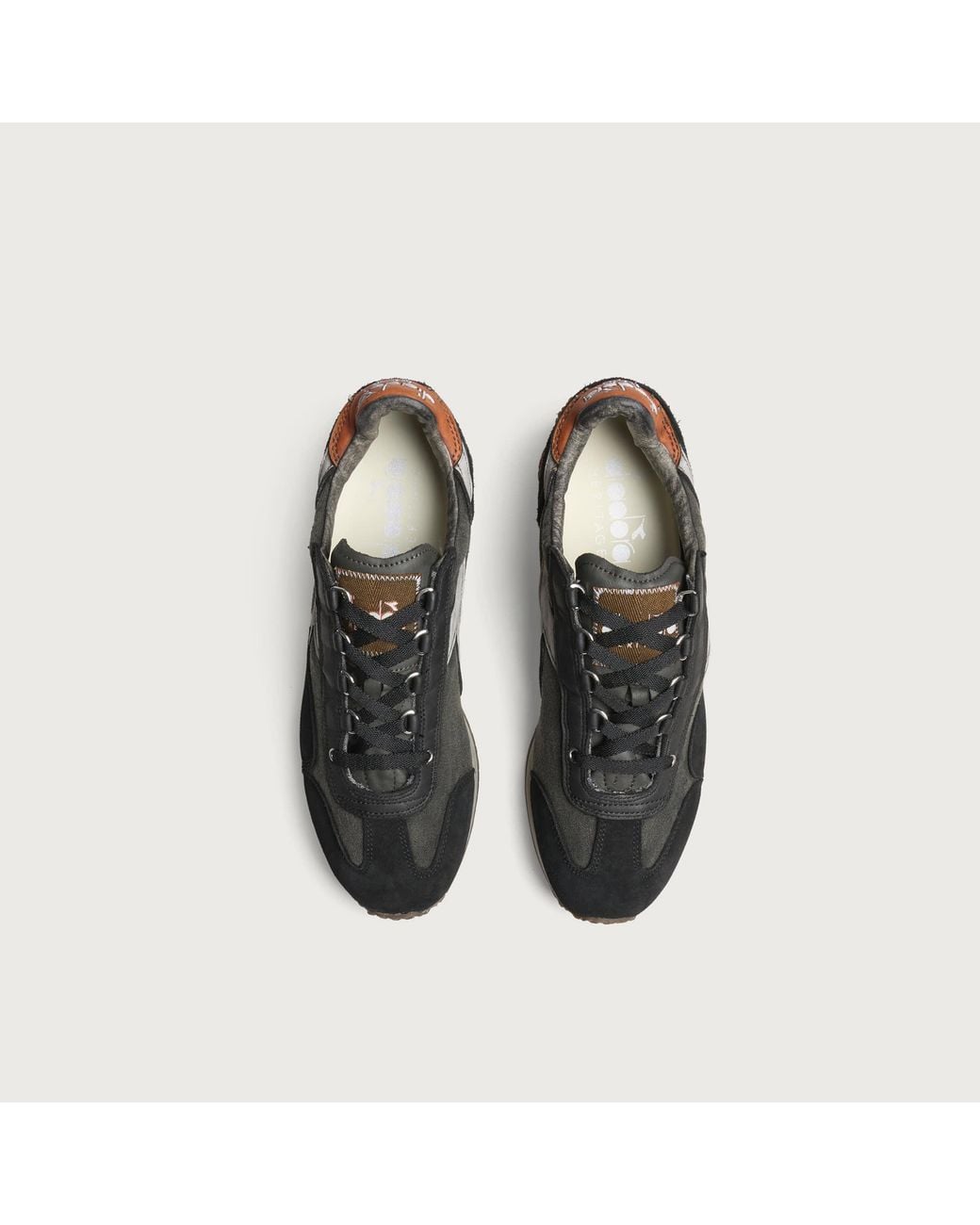 Diadora Black Equipe Dirty Sw Evo Sneaker for men