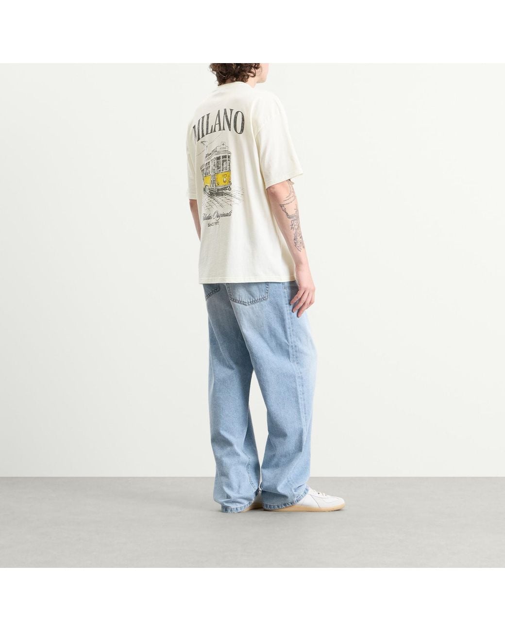 Adidas White Milan Graphic T-Shirt