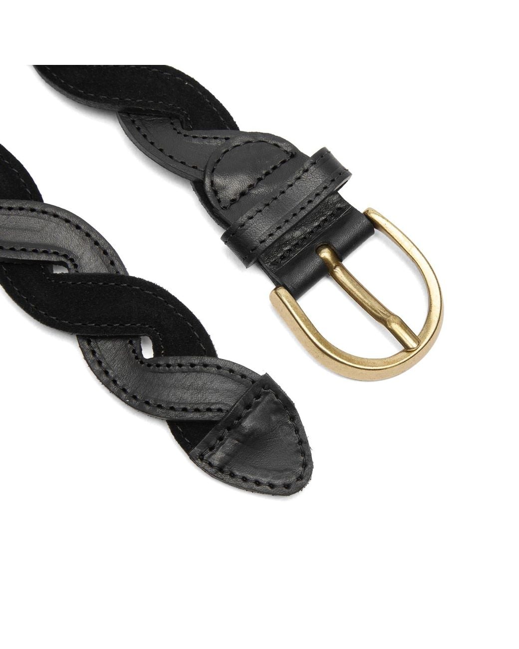Drole de Monsieur Black Drole De Monsieur Woven Belt for men