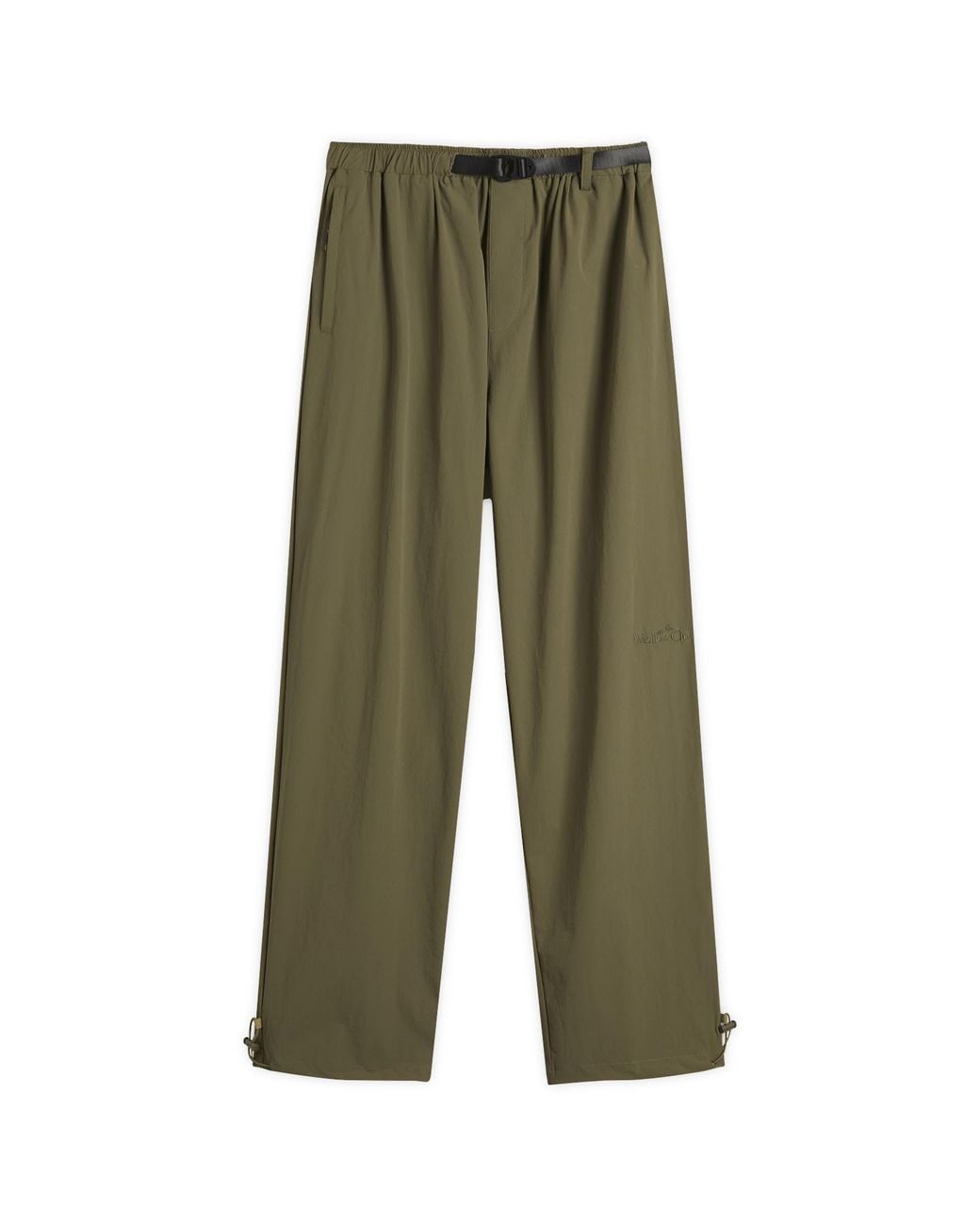 Mellow Clo Green Everyday Stretch Nylon Trousers for men