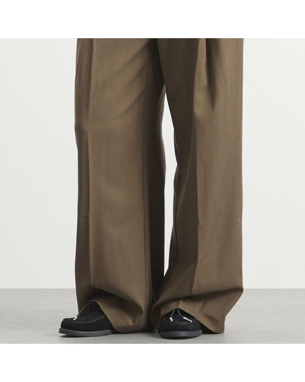 Toga Black Suede Loafers