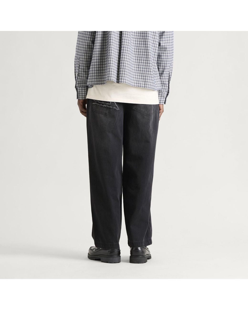 Umbro Black Washed Drill Pant for men