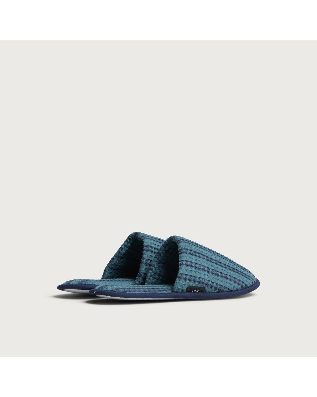 Hay Blue Waffle Slippers