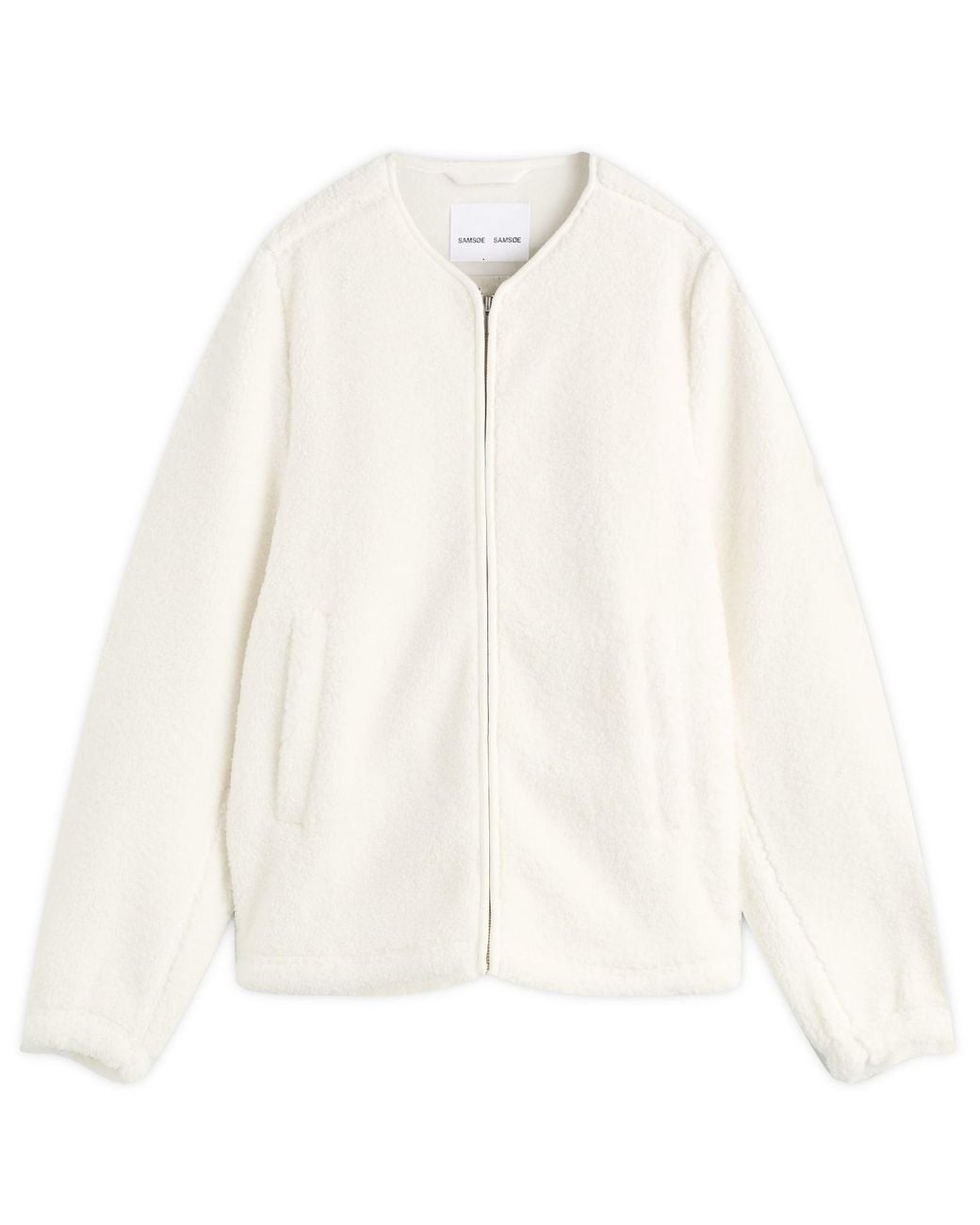 Samsøe & Samsøe White Saautumn Fleece Jacket