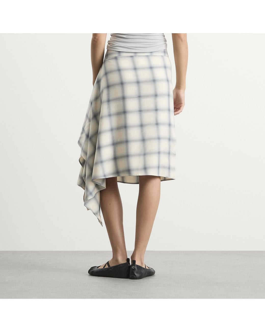Coperni White Zero Waste Long Skirt