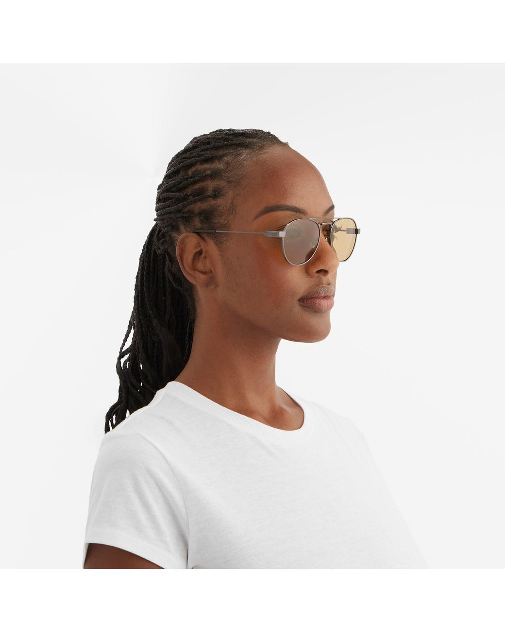 Saint Laurent Metallic Saint Laurent Sl 708 Sunglasses