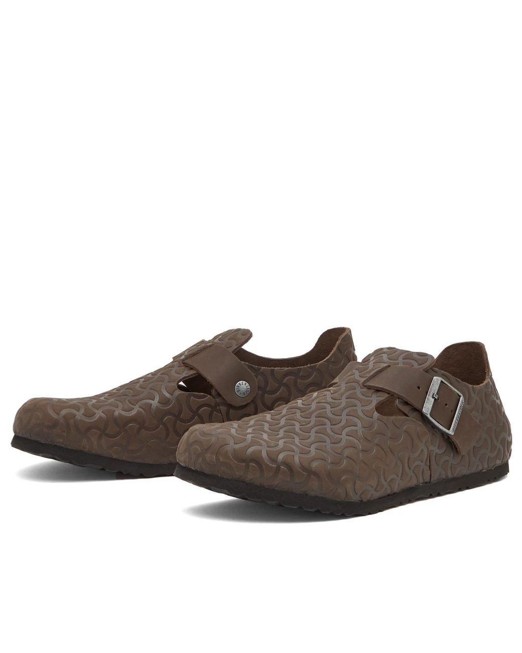 Birkenstock Brown London Bone Embossed for men