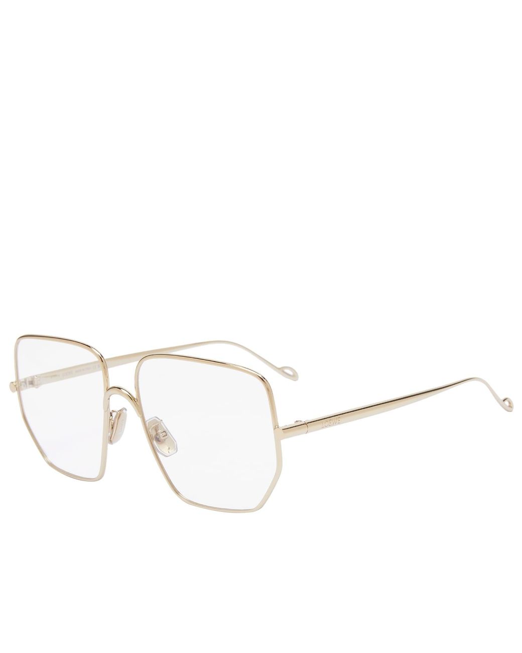 Loewe Loewe Metal Optical Glasses in White | Lyst