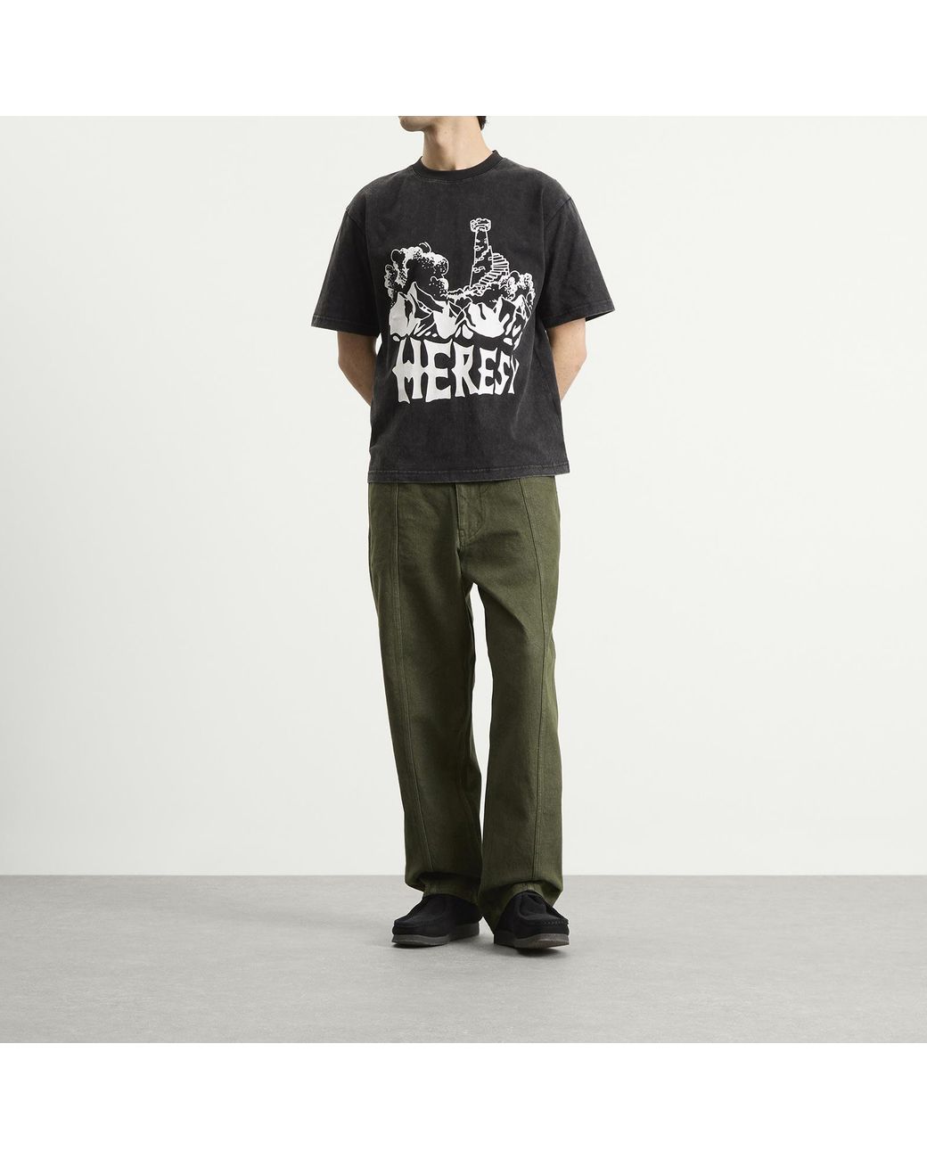 Heresy Black Tower T-Shirt for men