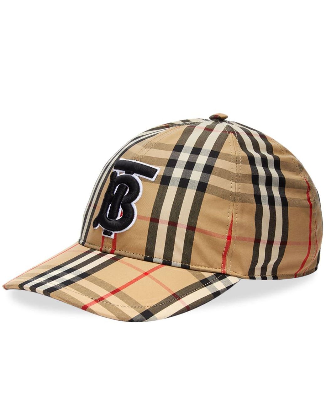 Burberry Cotton Check Baseball Cap for Men Lyst