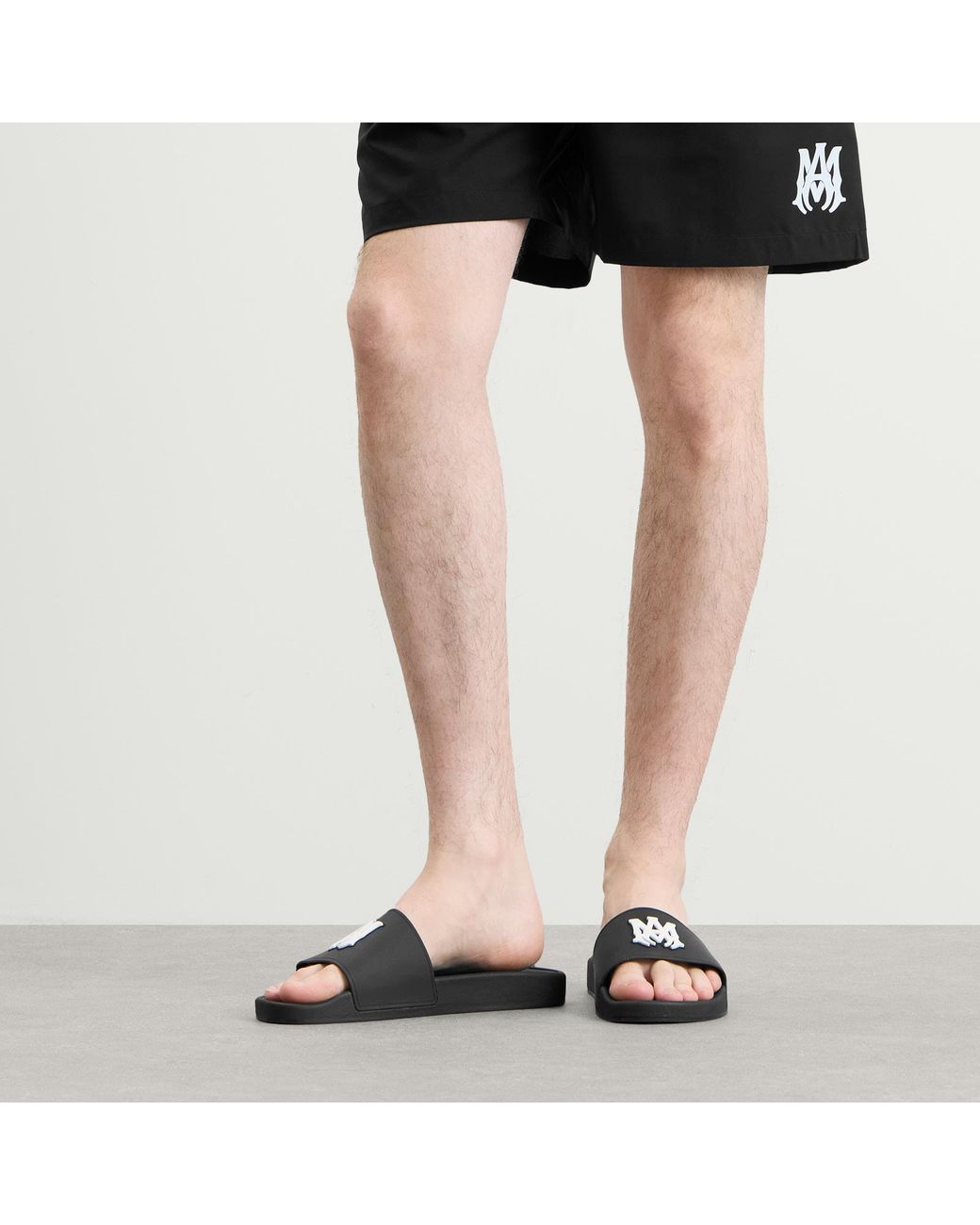 Amiri Black Ma Pool Slide for men