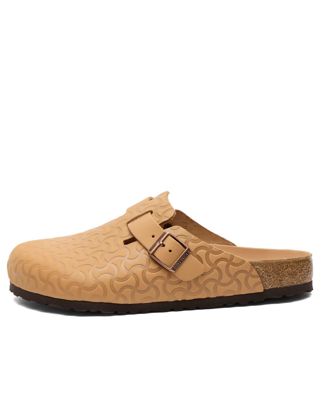 Birkenstock Brown Boston Bone Embossed for men