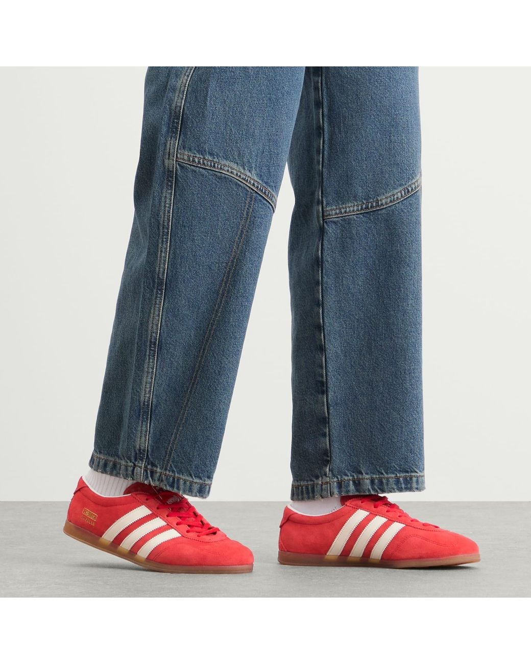adidas gazelle silver green womens Adidas Gazelle W In Red Pink for Women