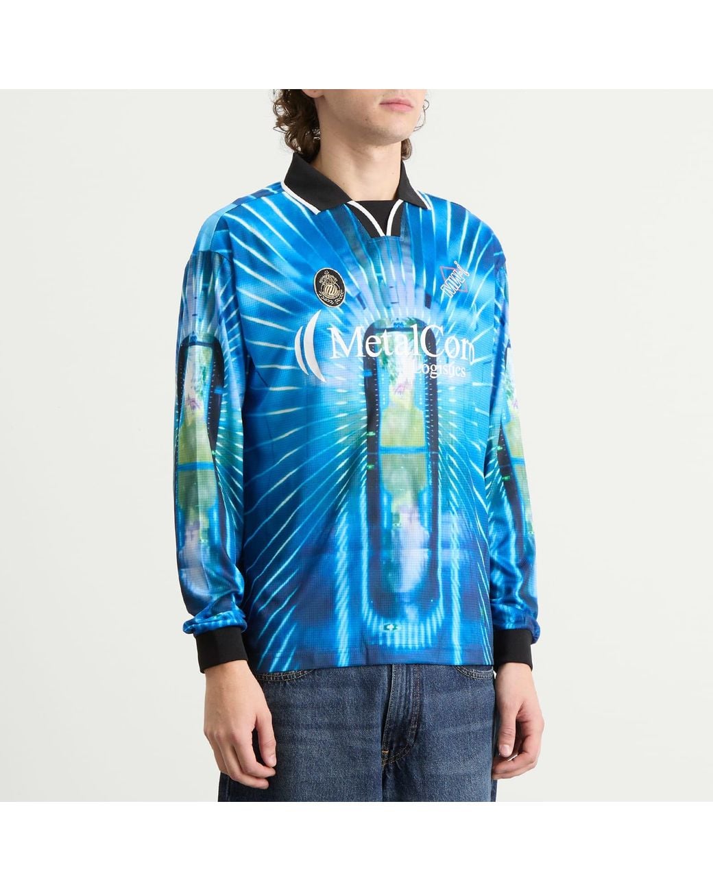METALWOOD STUDIO Blue Ktv Long Sleeve Jersey for men