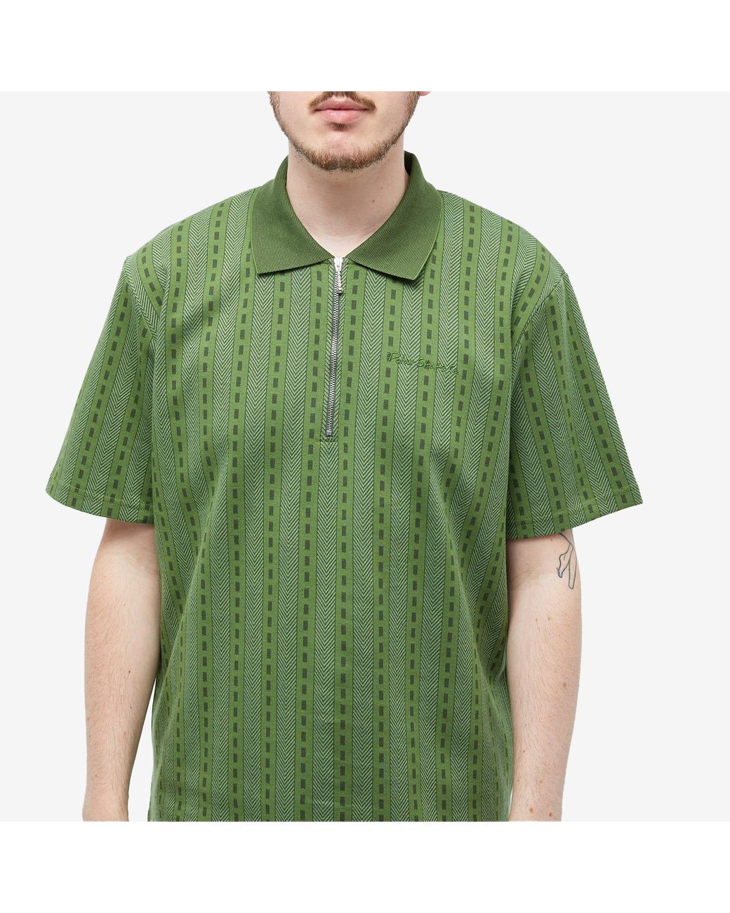 Polar Skate Co. Road Zip Polo Shirt in Green for Men | Lyst Canada