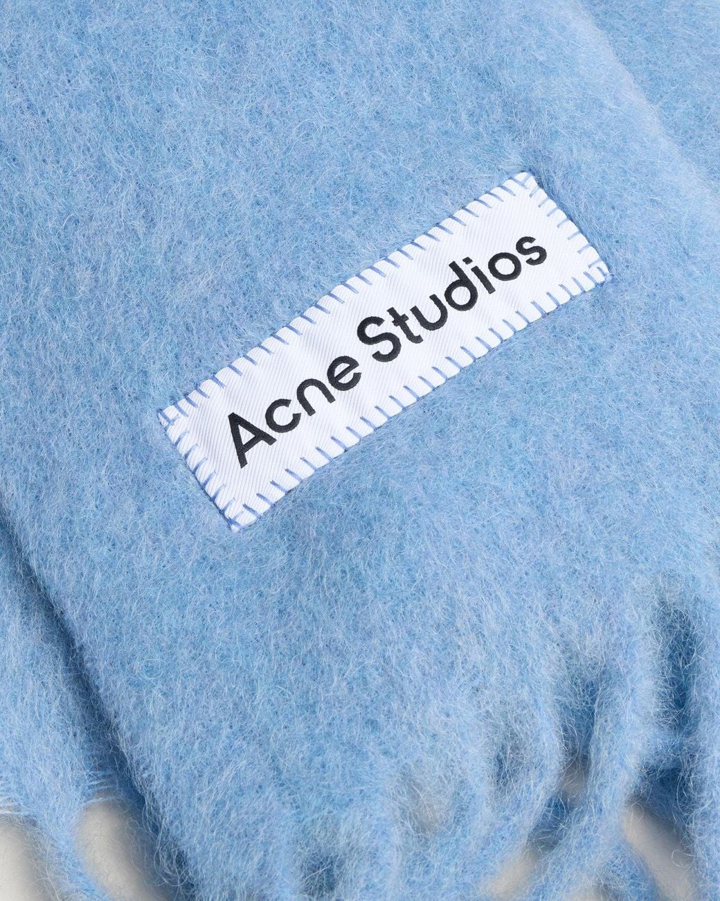 Acne Blue Vally Skinny Scarf